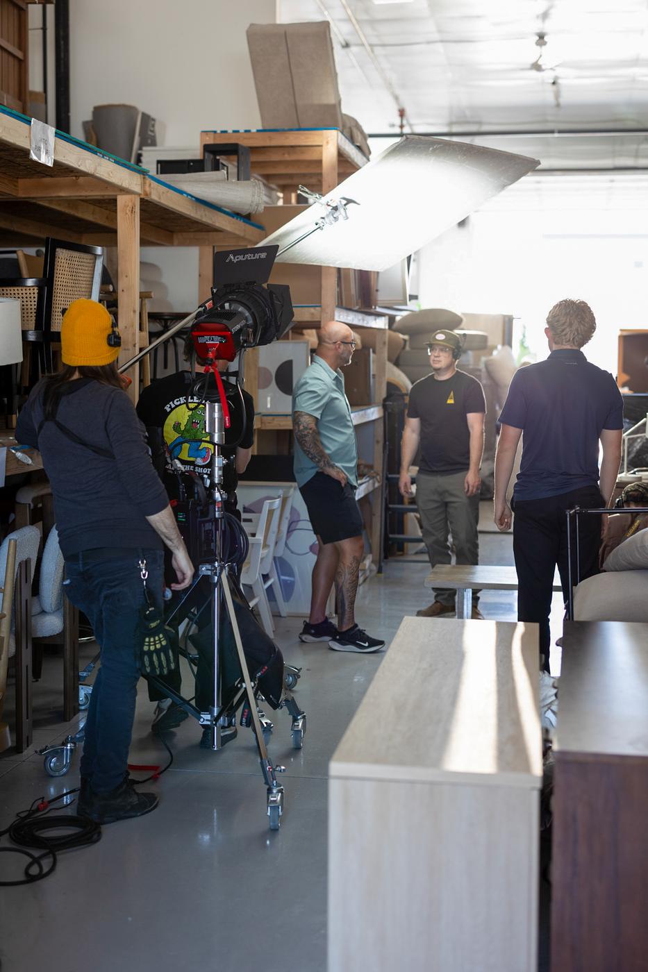 Bauscher behind the scenes