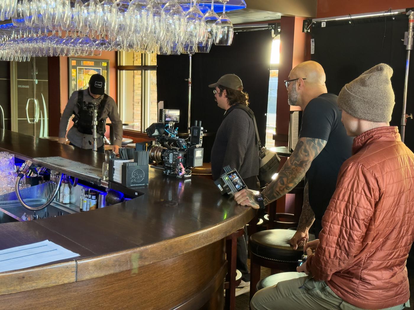 Chandler's behind the scenes