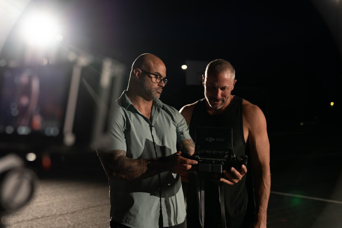 Night Shoot behind the scenes