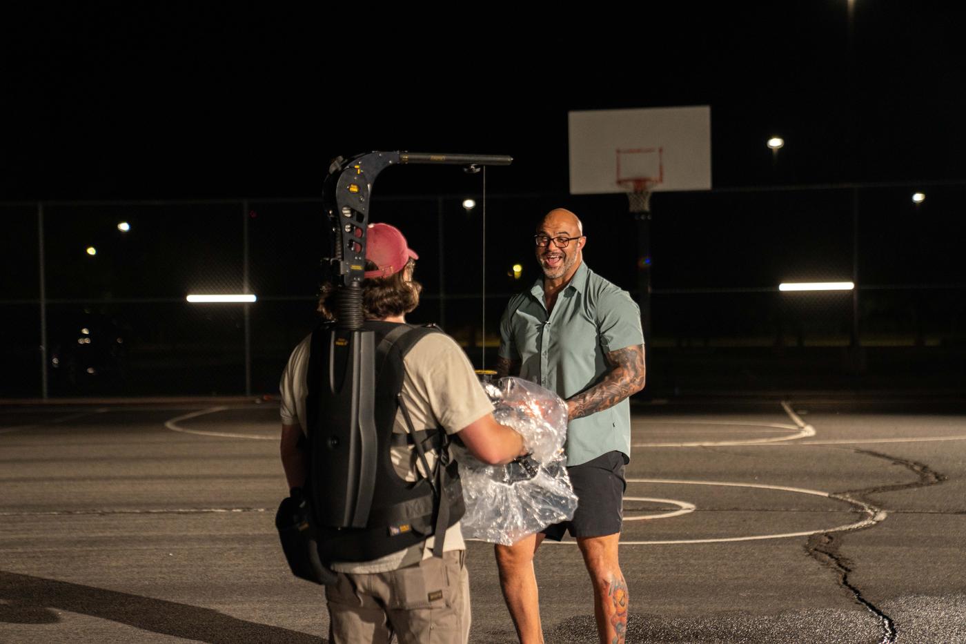 Night Shoot behind the scenes