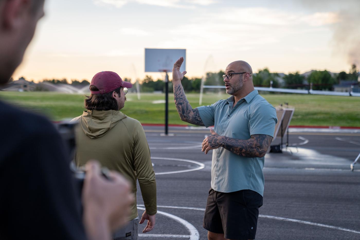 Night Shoot behind the scenes