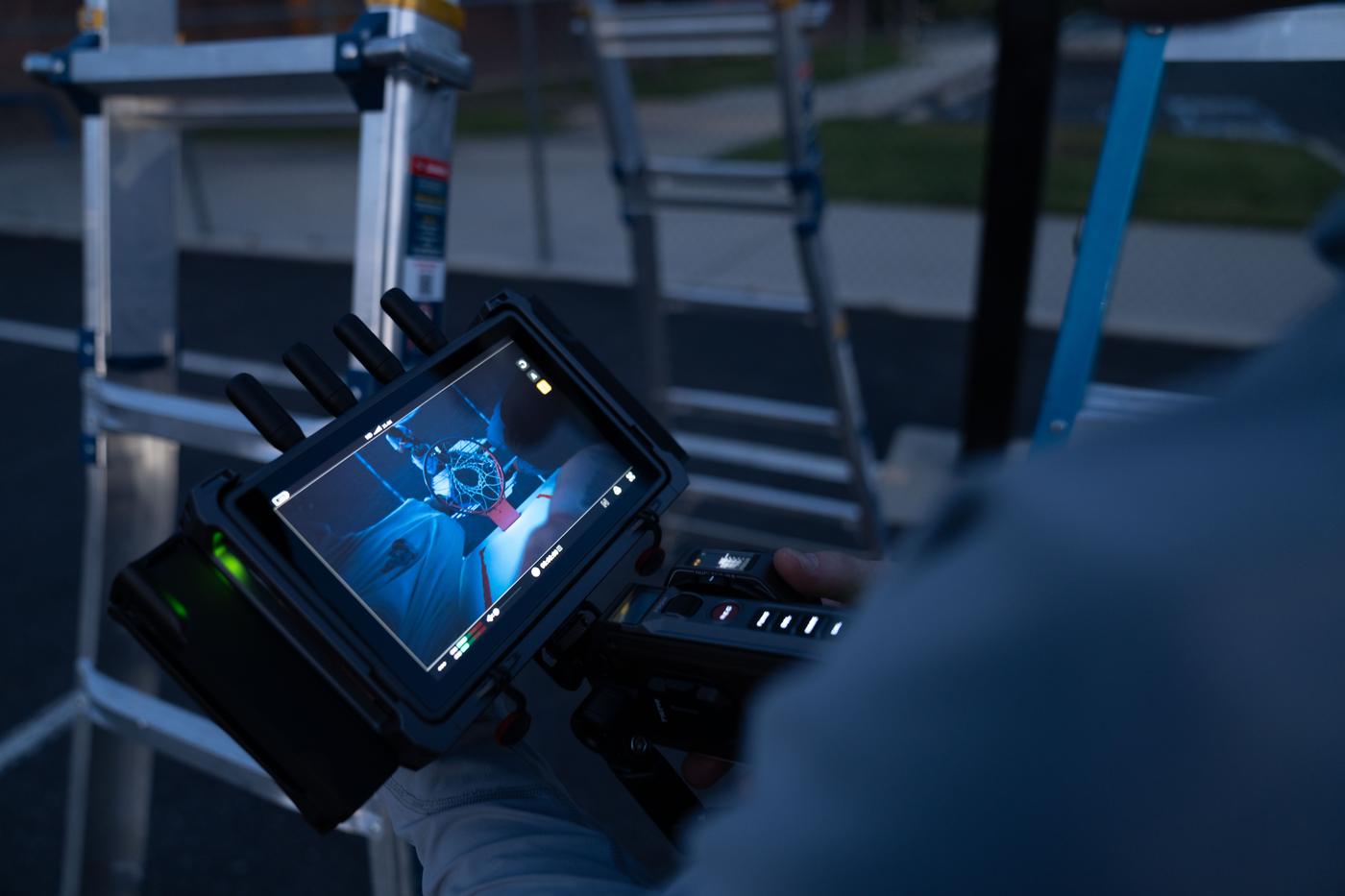 Night Shoot behind the scenes