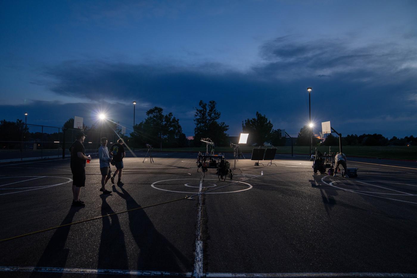 Night Shoot behind the scenes